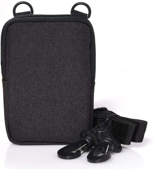 Zink Soft Camera Case – Small Instant Print Camera & Printer Bag w/ Photo Paper Pocket, Zipper Closure & Crossbody Shoulder Strap for Kodak, Lifep...